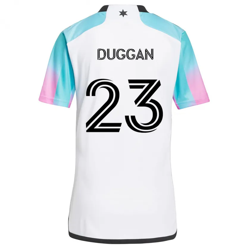 Danxen Kid Morris Duggan #23 White Blue Black Away Jersey 2024/25 T-Shirt