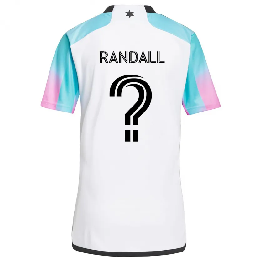 Danxen Kid Alisa Randall #0 White Blue Black Away Jersey 2024/25 T-Shirt