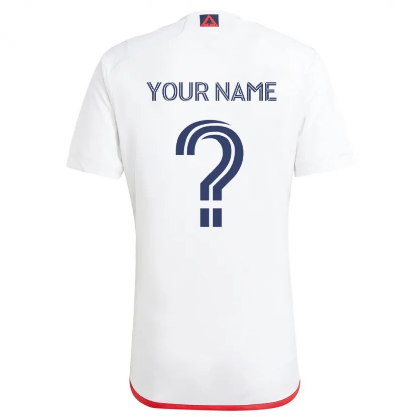 Danxen Kid Your Name #0 White Red Away Jersey 2024/25 T-Shirt