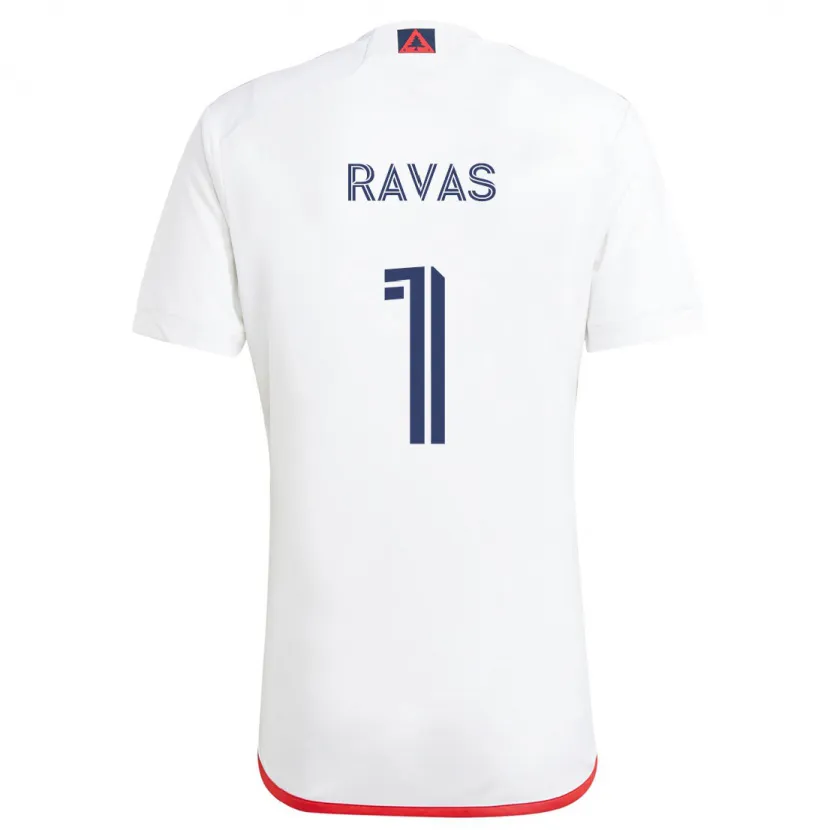 Danxen Kid Henrich Ravas #1 White Red Away Jersey 2024/25 T-Shirt