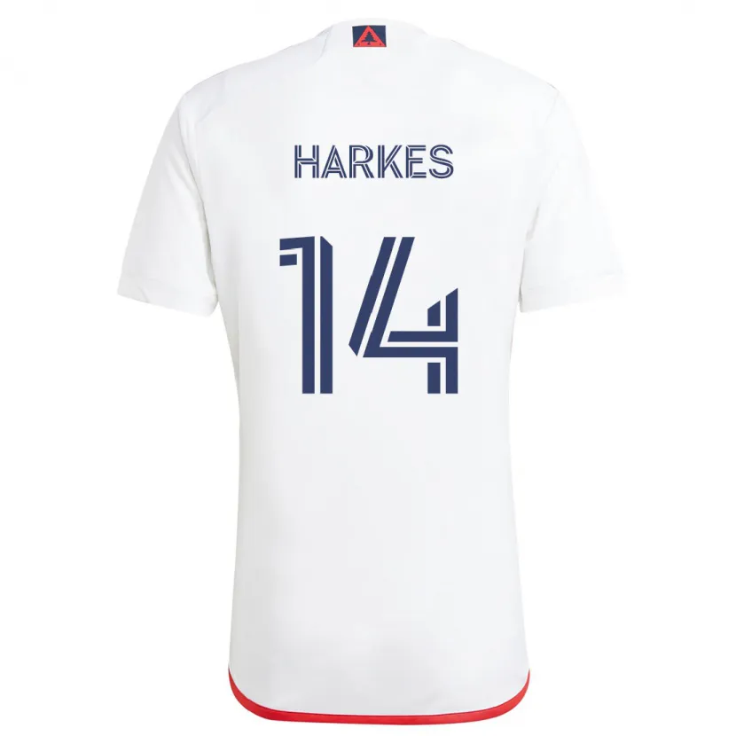 Danxen Kid Ian Harkes #14 White Red Away Jersey 2024/25 T-Shirt