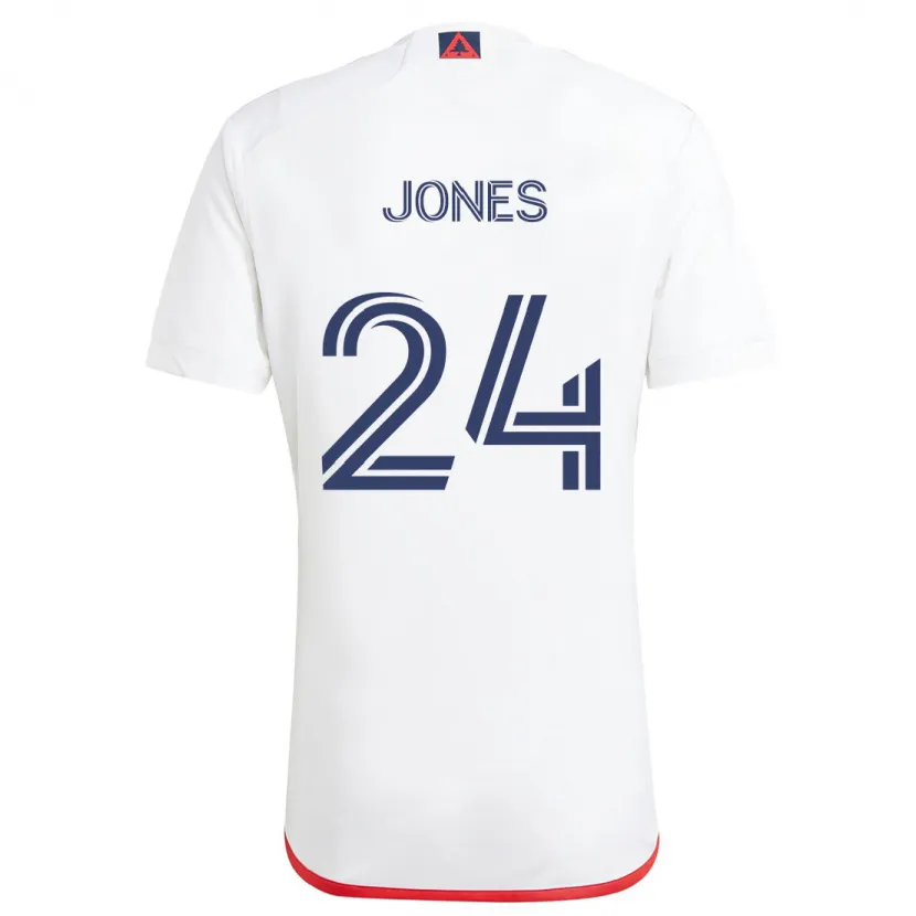 Danxen Kid Dejuan Jones #24 White Red Away Jersey 2024/25 T-Shirt