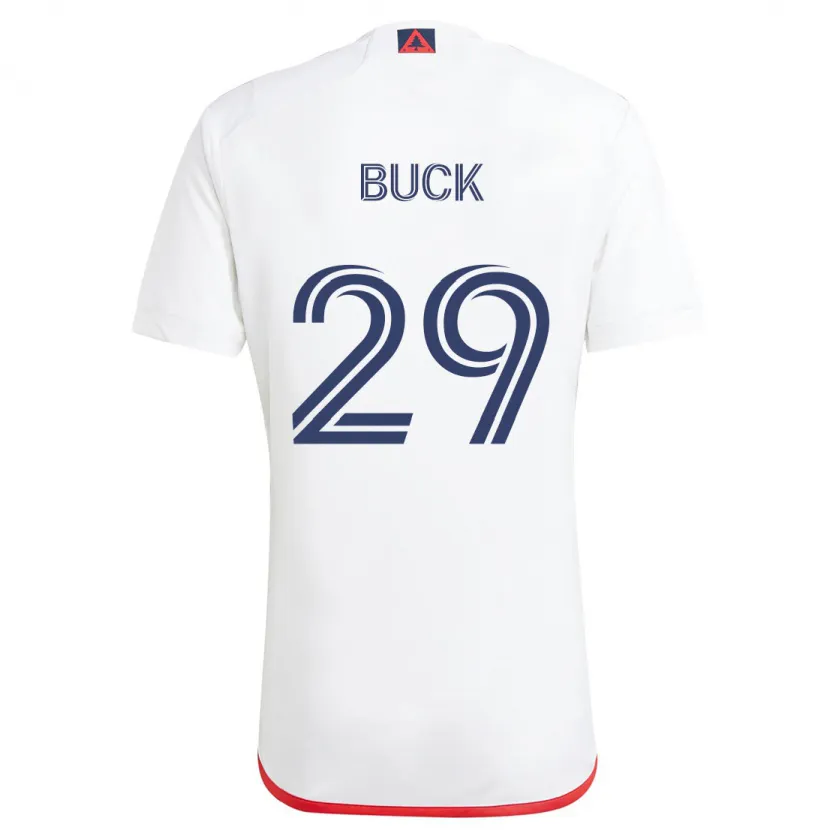 Danxen Kid Noel Buck #29 White Red Away Jersey 2024/25 T-Shirt