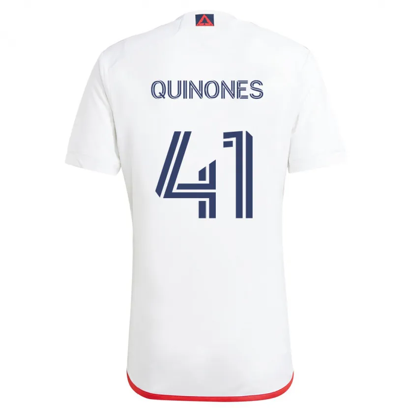 Danxen Kid Colby Quiñónes #41 White Red Away Jersey 2024/25 T-Shirt