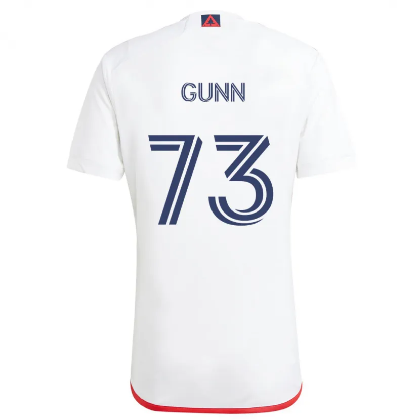 Danxen Kid Jd Gunn #73 White Red Away Jersey 2024/25 T-Shirt