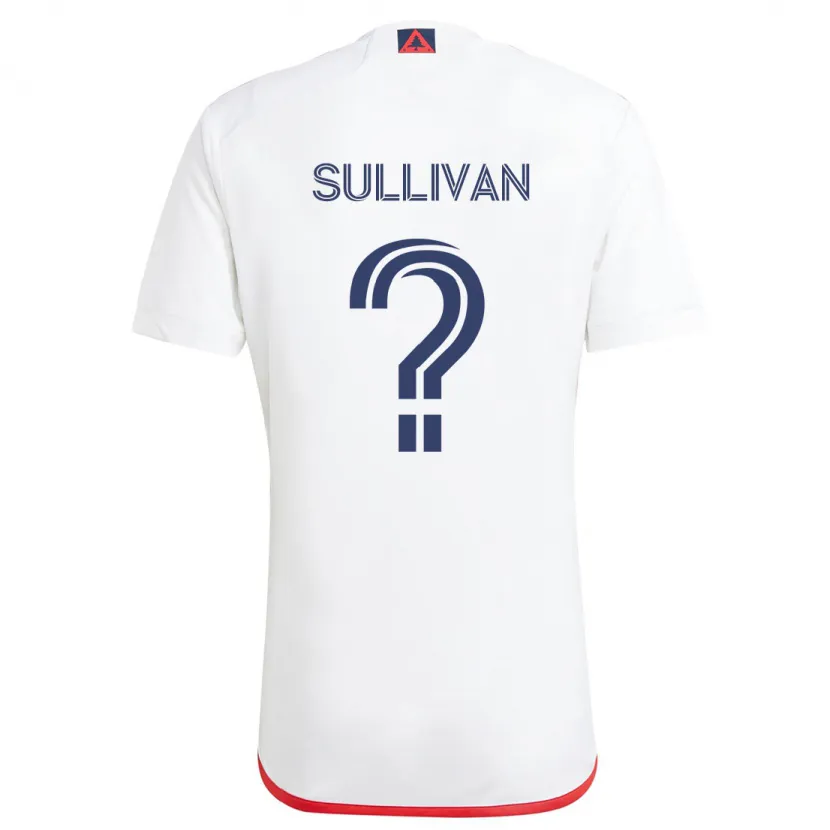 Danxen Kid Mason Sullivan #0 White Red Away Jersey 2024/25 T-Shirt