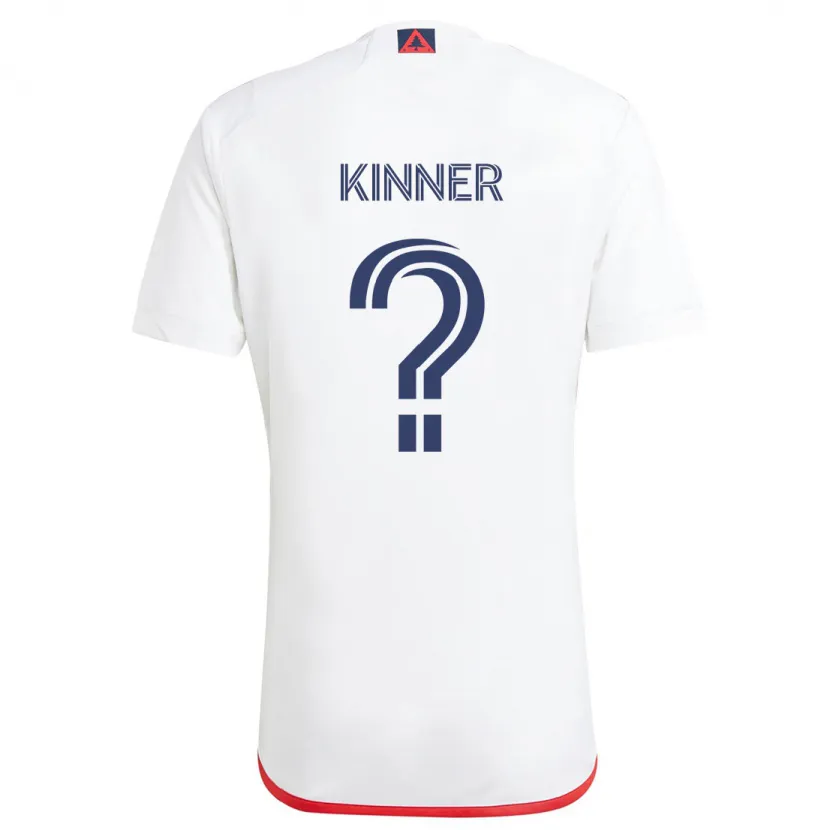 Danxen Kid Sage Kinner #0 White Red Away Jersey 2024/25 T-Shirt