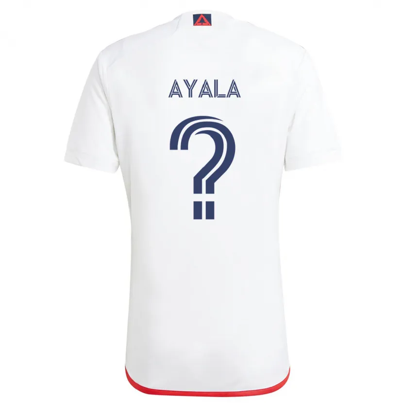 Danxen Kid Paolo Ayala #0 White Red Away Jersey 2024/25 T-Shirt