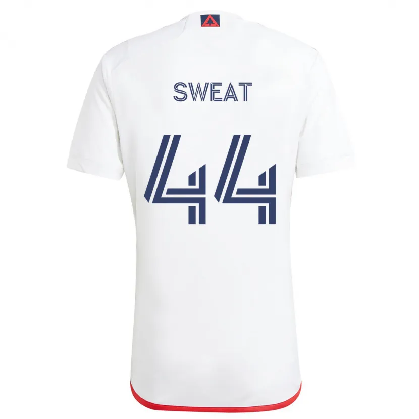 Danxen Kid Ben Sweat #44 White Red Away Jersey 2024/25 T-Shirt