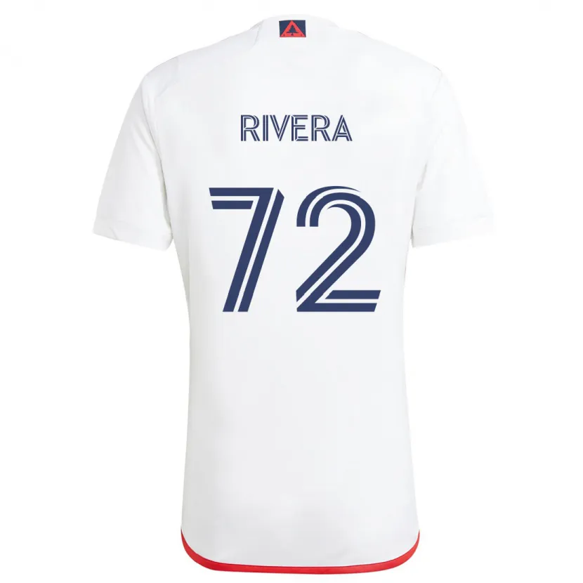 Danxen Kid Damián Rivera #72 White Red Away Jersey 2024/25 T-Shirt