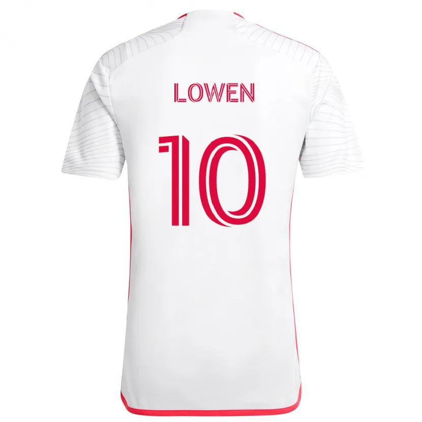 Danxen Kid Eduard Löwen #10 White Red Away Jersey 2024/25 T-Shirt