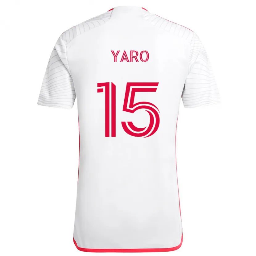 Danxen Kid Joshua Yaro #15 White Red Away Jersey 2024/25 T-Shirt