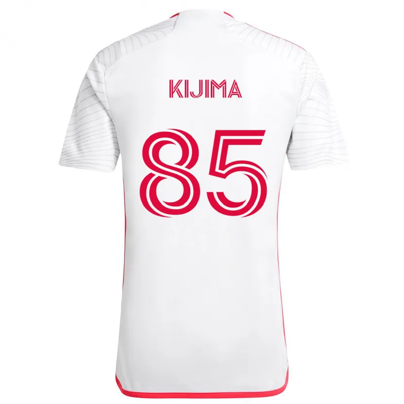 Danxen Kid Hosei Kijima #85 White Red Away Jersey 2024/25 T-Shirt