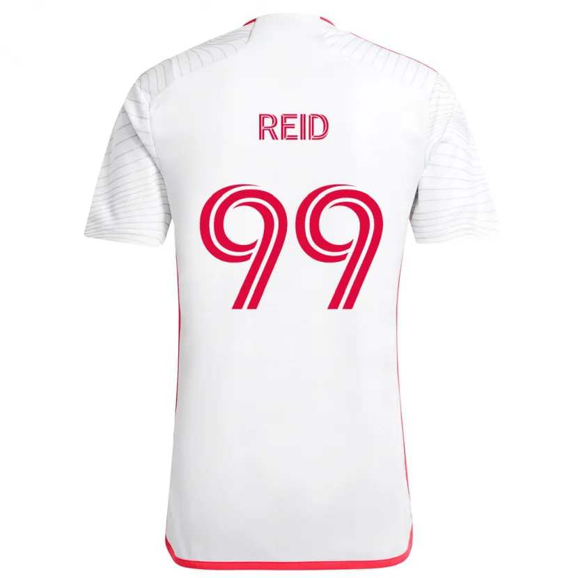 Danxen Kid Jayden Reid #99 White Red Away Jersey 2024/25 T-Shirt