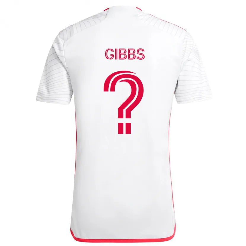 Danxen Kid Ryley Gibbs #0 White Red Away Jersey 2024/25 T-Shirt