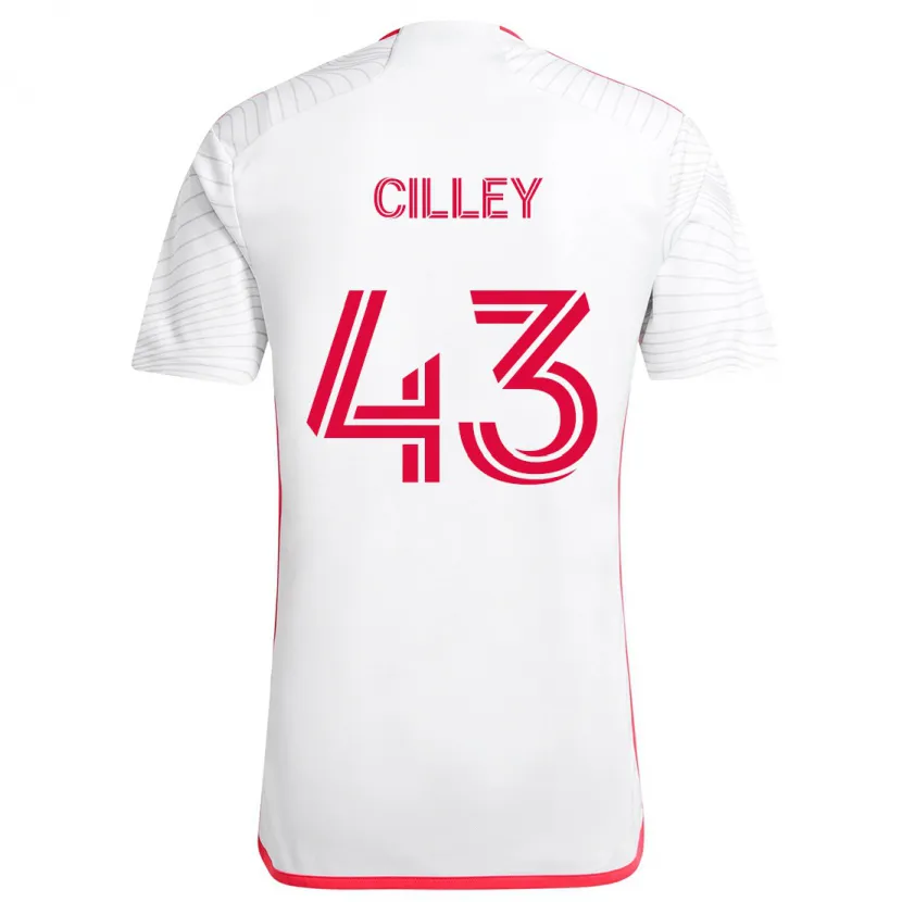 Danxen Kid Cam Cilley #43 White Red Away Jersey 2024/25 T-Shirt