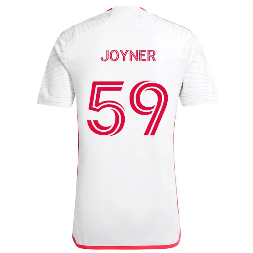 Danxen Kid Mykhi Joyner #59 White Red Away Jersey 2024/25 T-Shirt