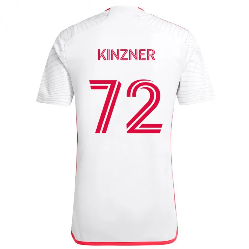 Danxen Kid Eric Kinzner #72 White Red Away Jersey 2024/25 T-Shirt