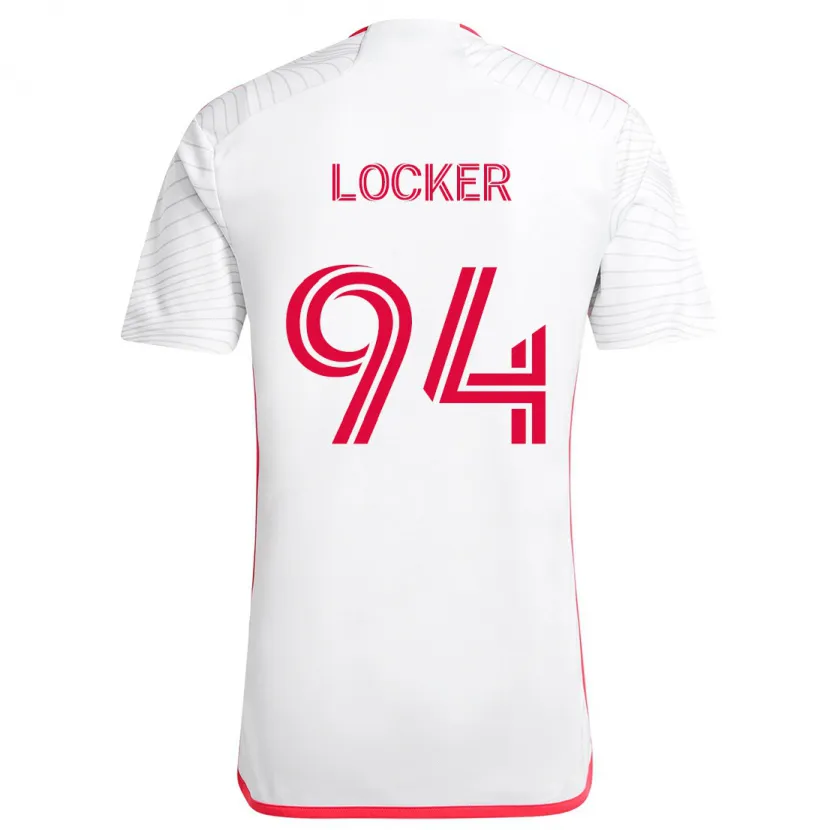 Danxen Kid Carson Locker #94 White Red Away Jersey 2024/25 T-Shirt