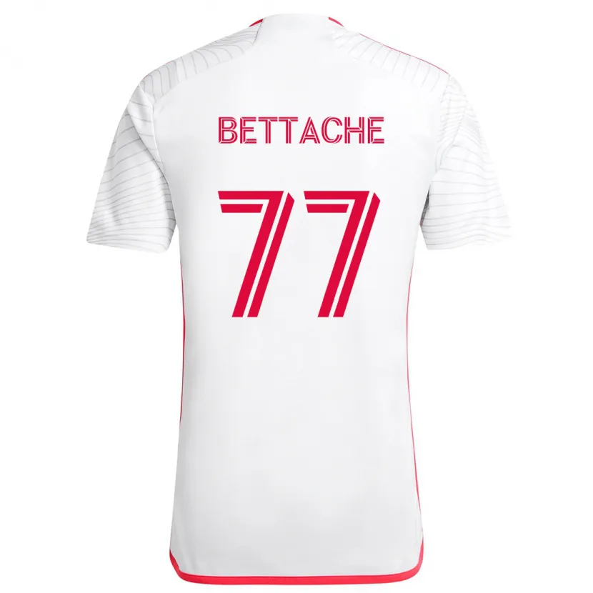 Danxen Kid Faysal Bettache #77 White Red Away Jersey 2024/25 T-Shirt