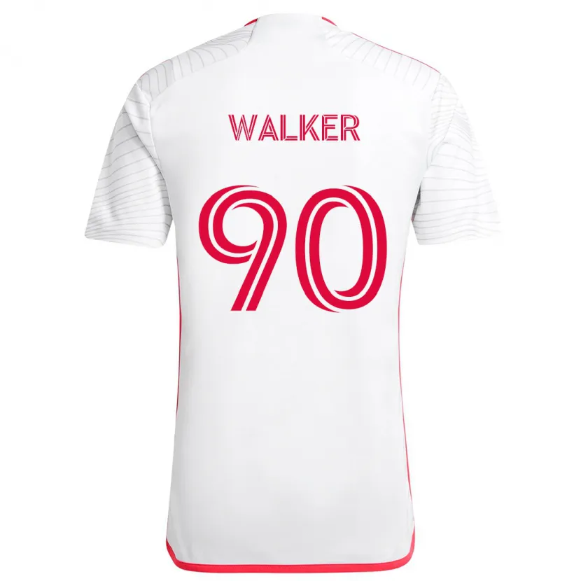 Danxen Kid Eric Walker #90 White Red Away Jersey 2024/25 T-Shirt