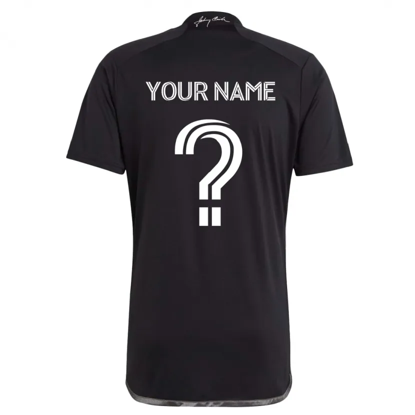 Danxen Kid Your Name #0 Black Away Jersey 2024/25 T-Shirt