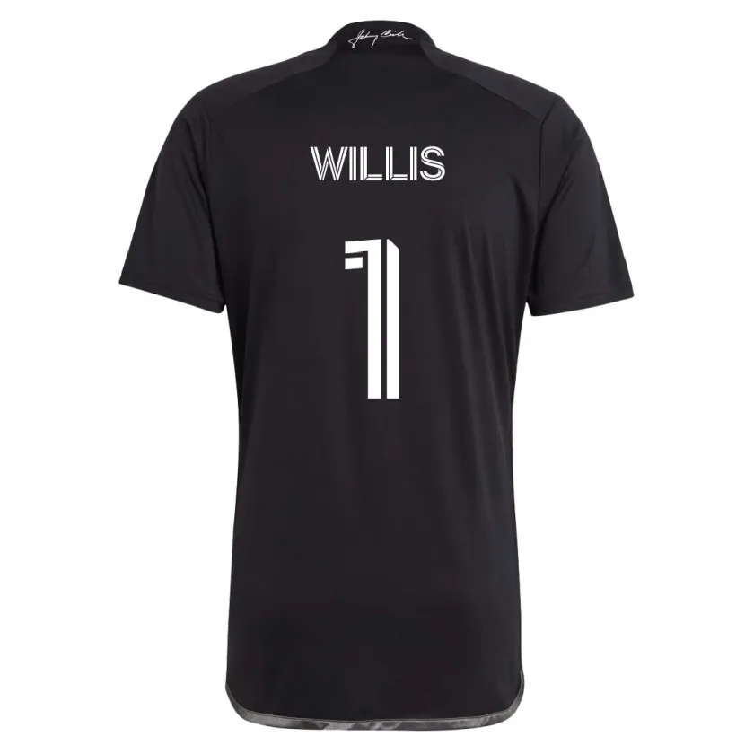 Danxen Kid Joe Willis #1 Black Away Jersey 2024/25 T-Shirt