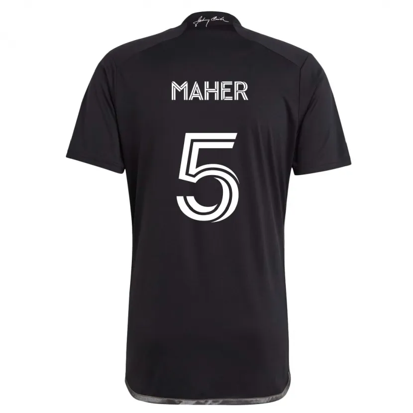 Danxen Kid Jack Maher #5 Black Away Jersey 2024/25 T-Shirt