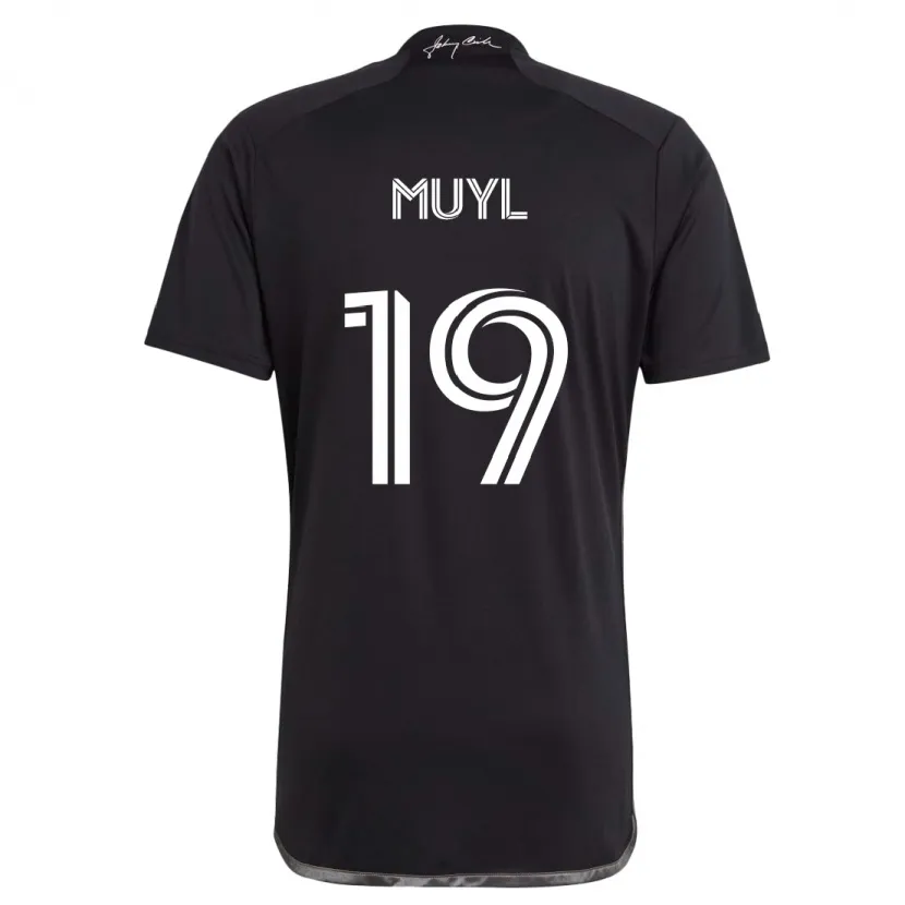 Danxen Kid Alex Muyl #19 Black Away Jersey 2024/25 T-Shirt