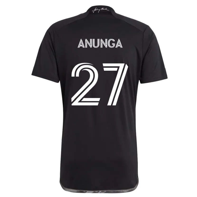 Danxen Kid Tah Anunga #27 Black Away Jersey 2024/25 T-Shirt