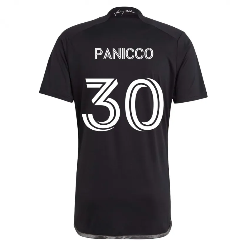 Danxen Kid Elliot Panicco #30 Black Away Jersey 2024/25 T-Shirt