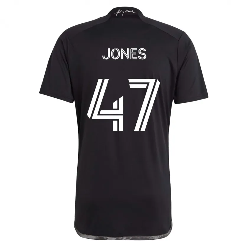 Danxen Kid Isaiah Jones #47 Black Away Jersey 2024/25 T-Shirt