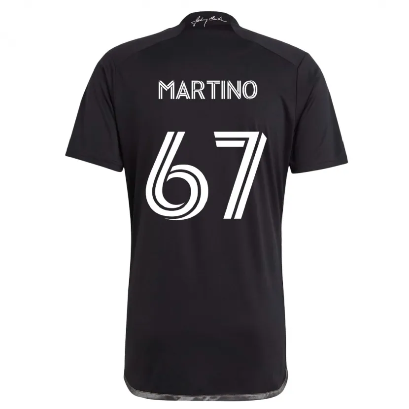 Danxen Kid Ben Martino #67 Black Away Jersey 2024/25 T-Shirt