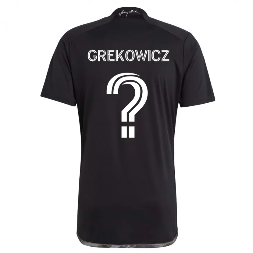 Danxen Kid Jacob Grekowicz #0 Black Away Jersey 2024/25 T-Shirt