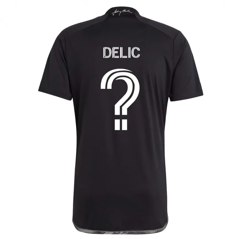 Danxen Kid Ammar Delic #0 Black Away Jersey 2024/25 T-Shirt