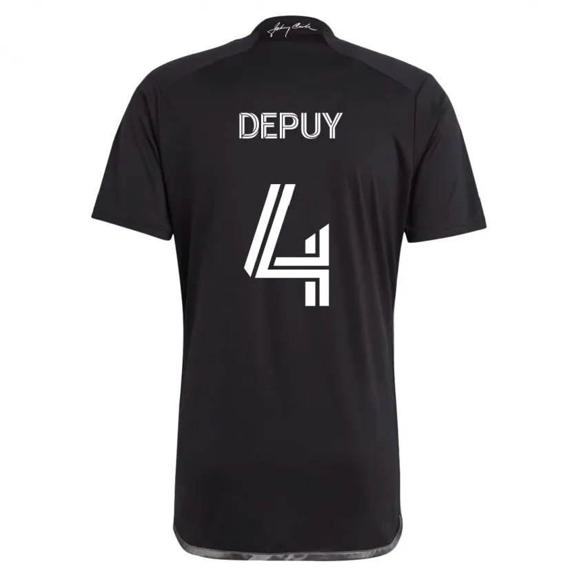 Danxen Kid Nick Depuy #4 Black Away Jersey 2024/25 T-Shirt