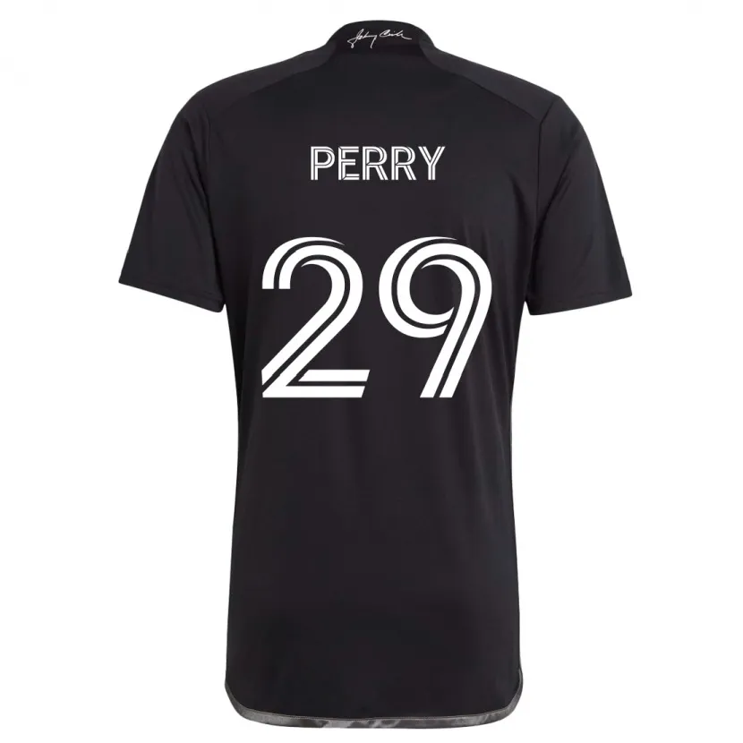 Danxen Kid Nebiyou Perry #29 Black Away Jersey 2024/25 T-Shirt