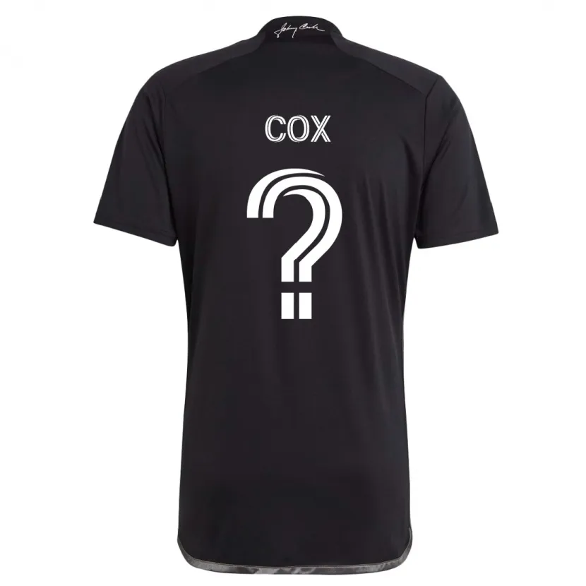 Danxen Kid Justin Cox #0 Black Away Jersey 2024/25 T-Shirt