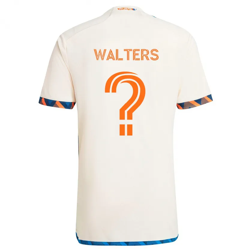 Danxen Kid Paul Walters #0 White Orange Away Jersey 2024/25 T-Shirt