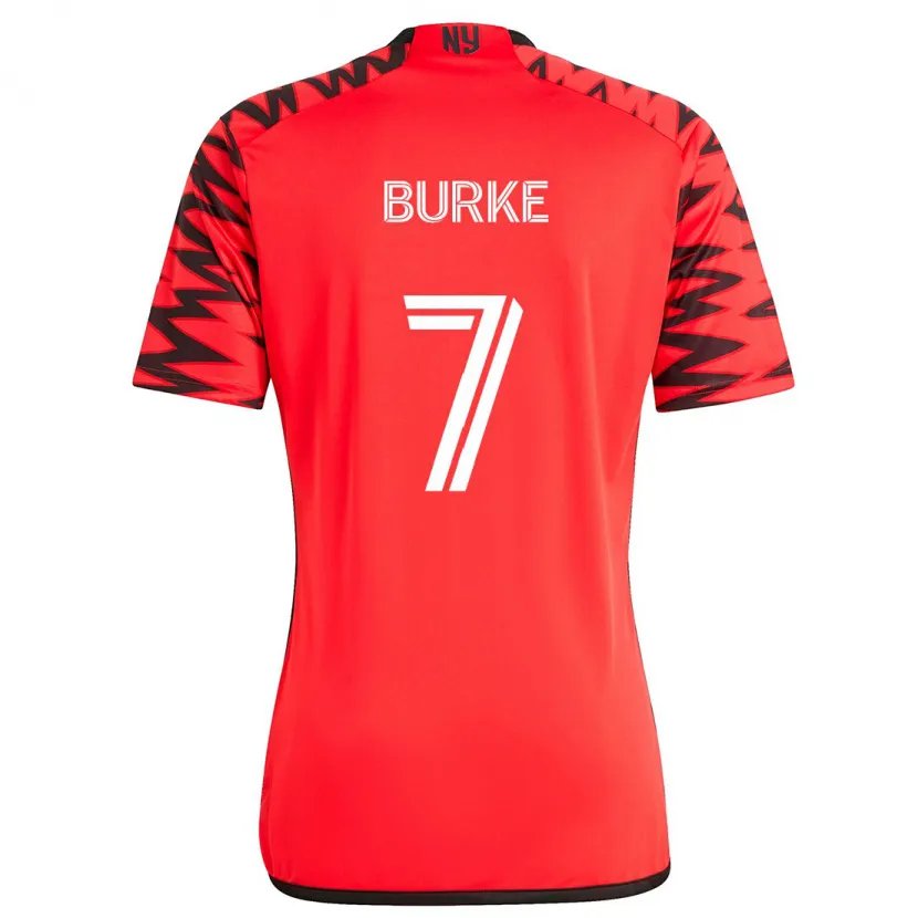 Danxen Kid Cory Burke #7 Red Black White Away Jersey 2024/25 T-Shirt