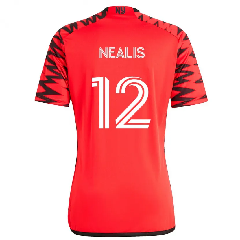 Danxen Kid Dylan Nealis #12 Red Black White Away Jersey 2024/25 T-Shirt