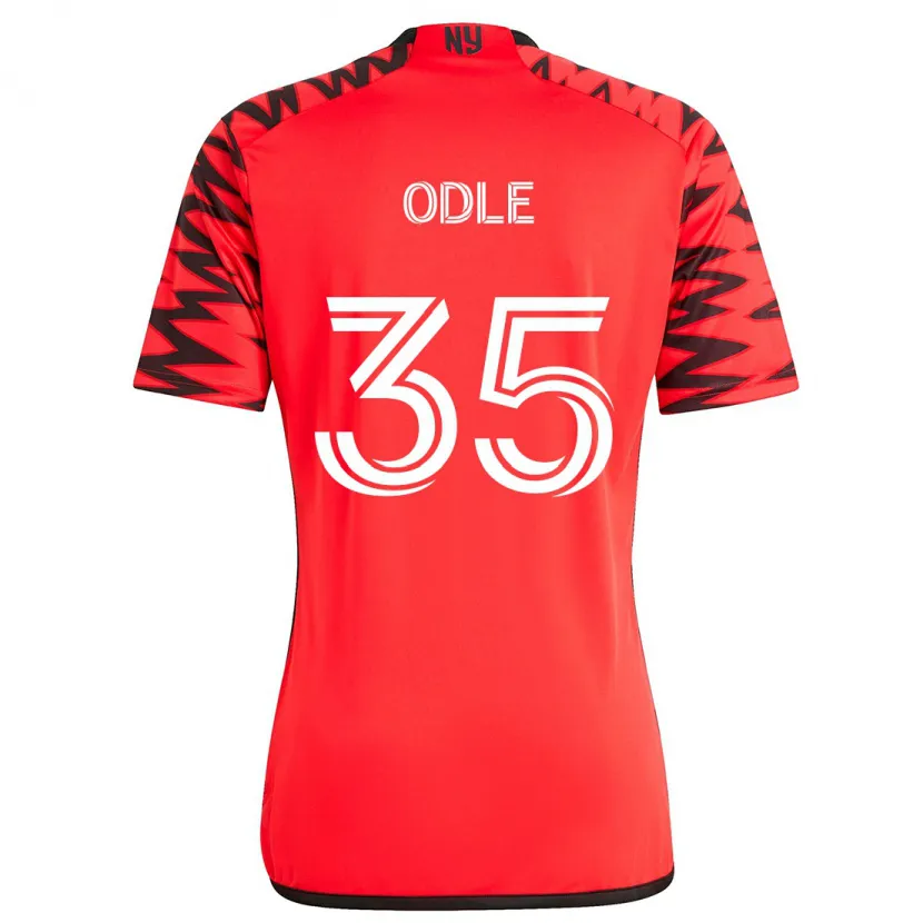 Danxen Kid Dallas Odle #35 Red Black White Away Jersey 2024/25 T-Shirt