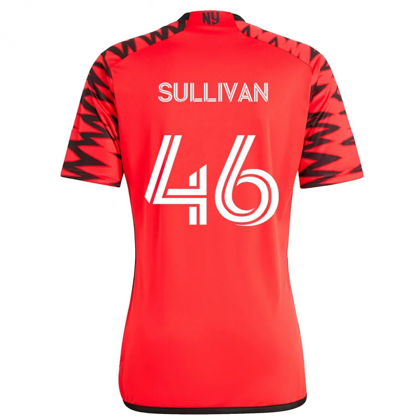 Danxen Kid Dylan Sullivan #46 Red Black White Away Jersey 2024/25 T-Shirt