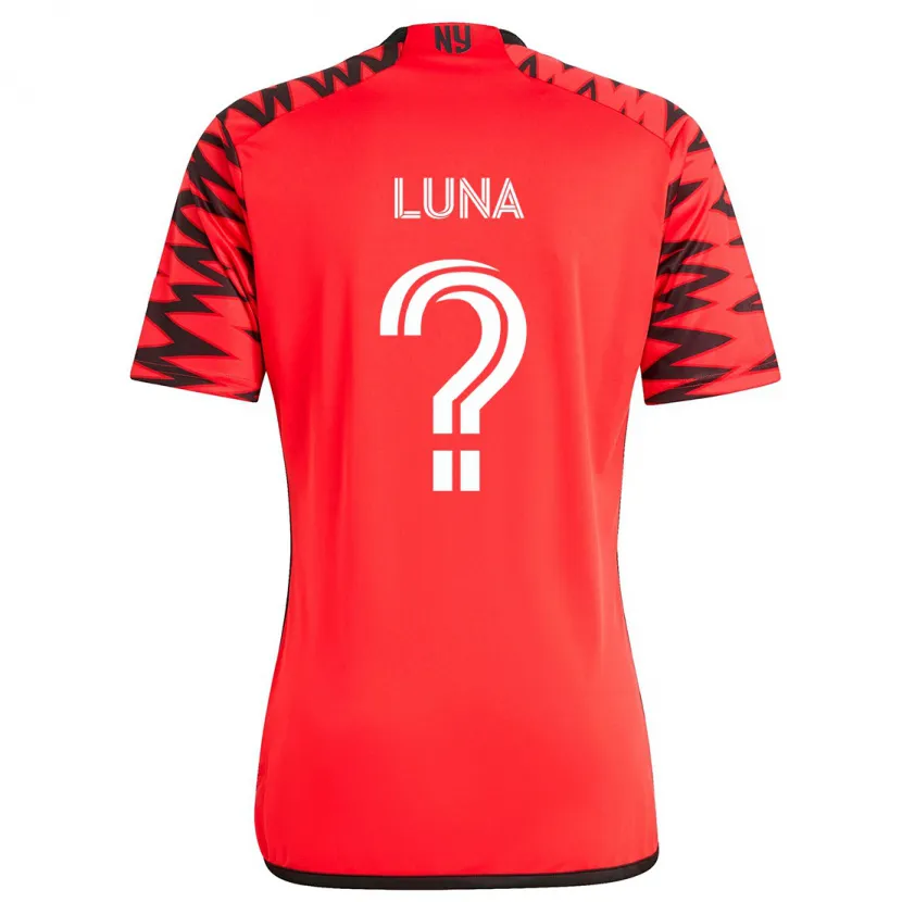 Danxen Kid Erick Luna #0 Red Black White Away Jersey 2024/25 T-Shirt