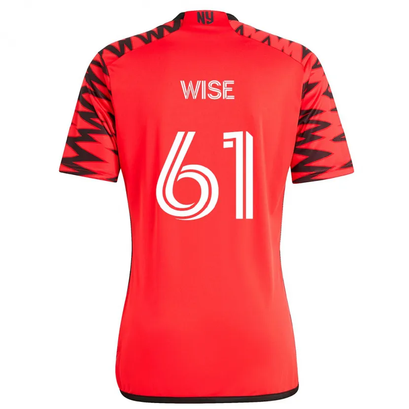 Danxen Kid Henry Wise #61 Red Black White Away Jersey 2024/25 T-Shirt