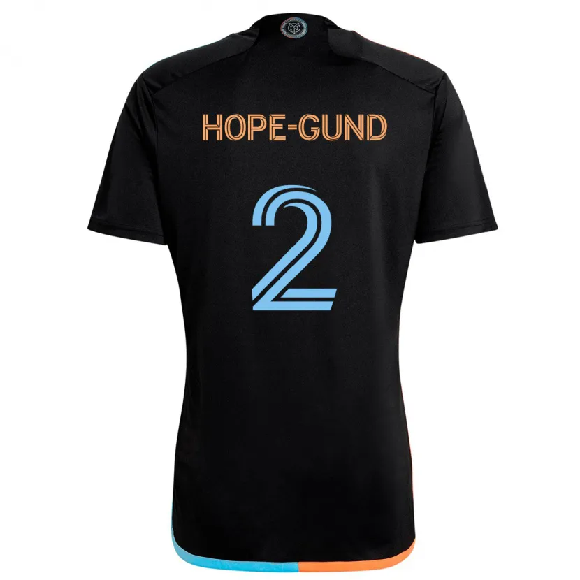 Danxen Kid Rio Hope-Gund #2 Black Orange Blue Away Jersey 2024/25 T-Shirt