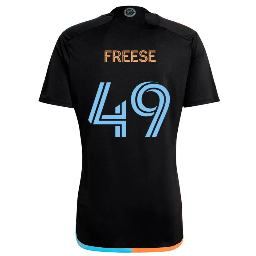 Danxen Kid Matt Freese #49 Black Orange Blue Away Jersey 2024/25 T-Shirt