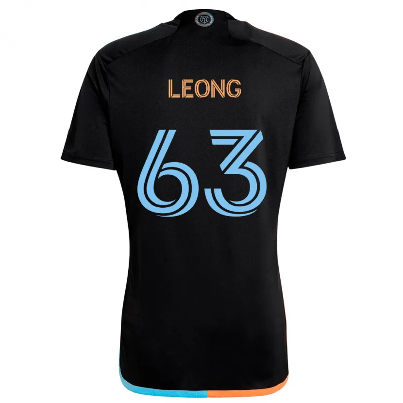 Danxen Kid Matthew Leong #63 Black Orange Blue Away Jersey 2024/25 T-Shirt