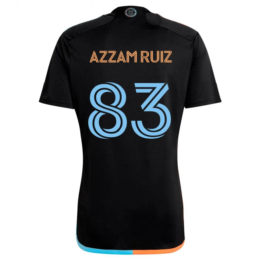 Danxen Kid Camil Azzam Ruiz #83 Black Orange Blue Away Jersey 2024/25 T-Shirt