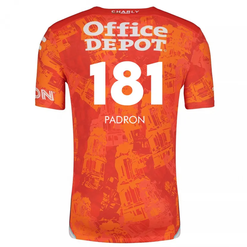 Danxen Kid Romeo Padrón #181 Orange White Away Jersey 2024/25 T-Shirt